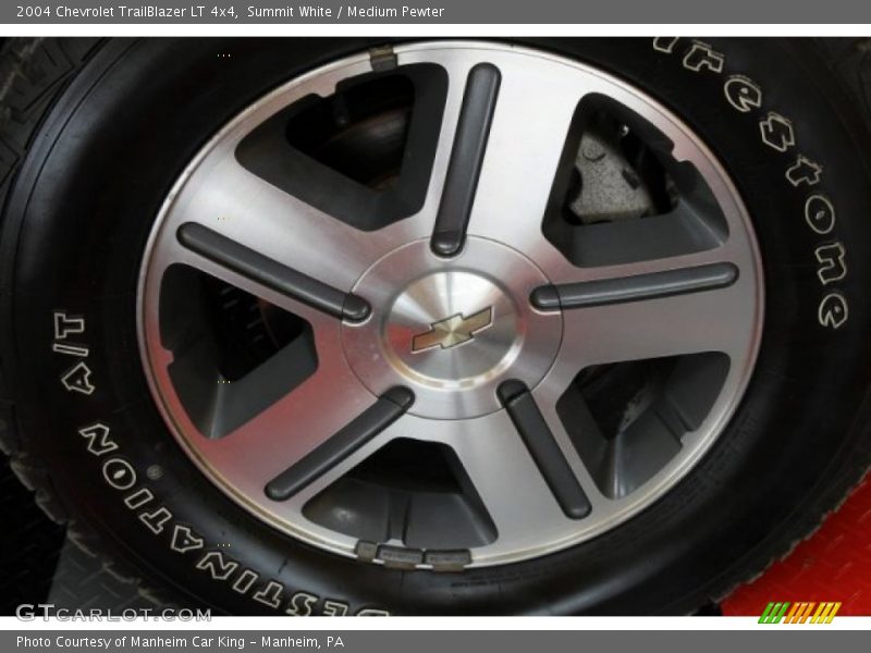 Summit White / Medium Pewter 2004 Chevrolet TrailBlazer LT 4x4