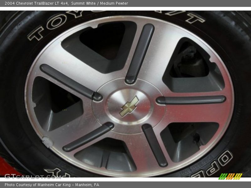 Summit White / Medium Pewter 2004 Chevrolet TrailBlazer LT 4x4