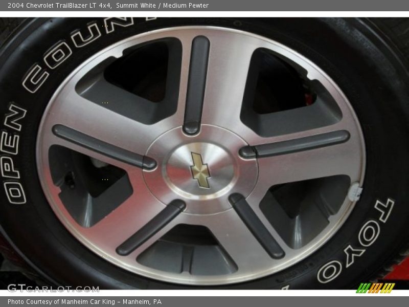 Summit White / Medium Pewter 2004 Chevrolet TrailBlazer LT 4x4