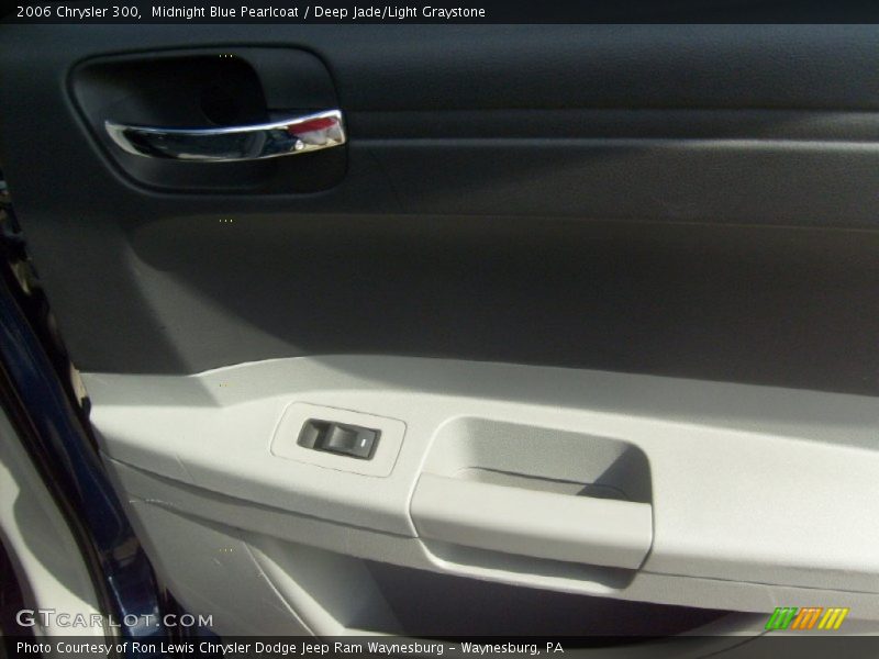 Midnight Blue Pearlcoat / Deep Jade/Light Graystone 2006 Chrysler 300