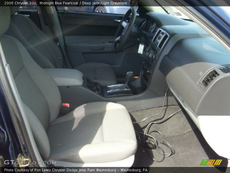 Midnight Blue Pearlcoat / Deep Jade/Light Graystone 2006 Chrysler 300