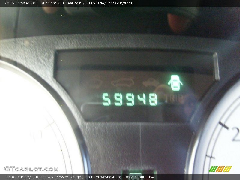 Midnight Blue Pearlcoat / Deep Jade/Light Graystone 2006 Chrysler 300