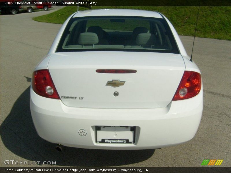 Summit White / Gray 2009 Chevrolet Cobalt LT Sedan