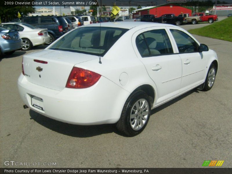 Summit White / Gray 2009 Chevrolet Cobalt LT Sedan