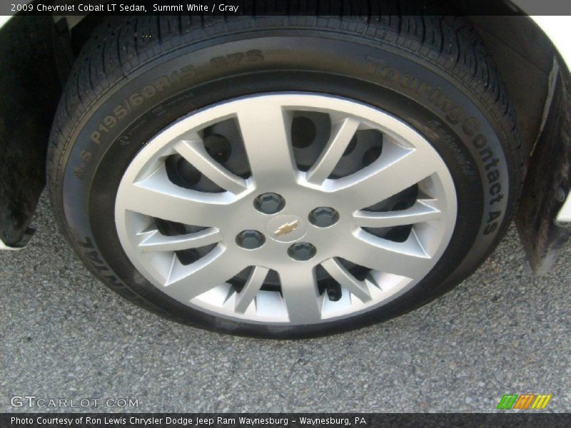 Summit White / Gray 2009 Chevrolet Cobalt LT Sedan