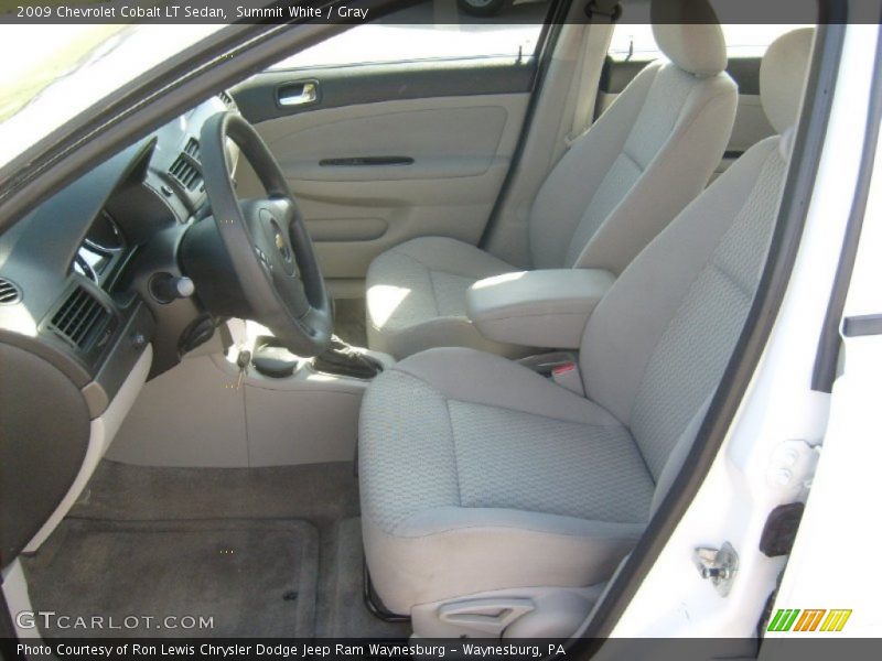 Summit White / Gray 2009 Chevrolet Cobalt LT Sedan