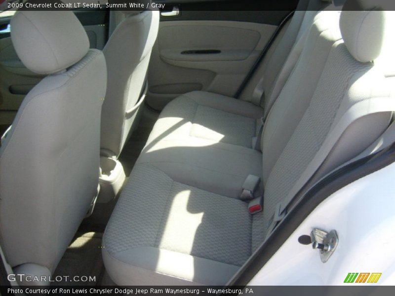 Summit White / Gray 2009 Chevrolet Cobalt LT Sedan