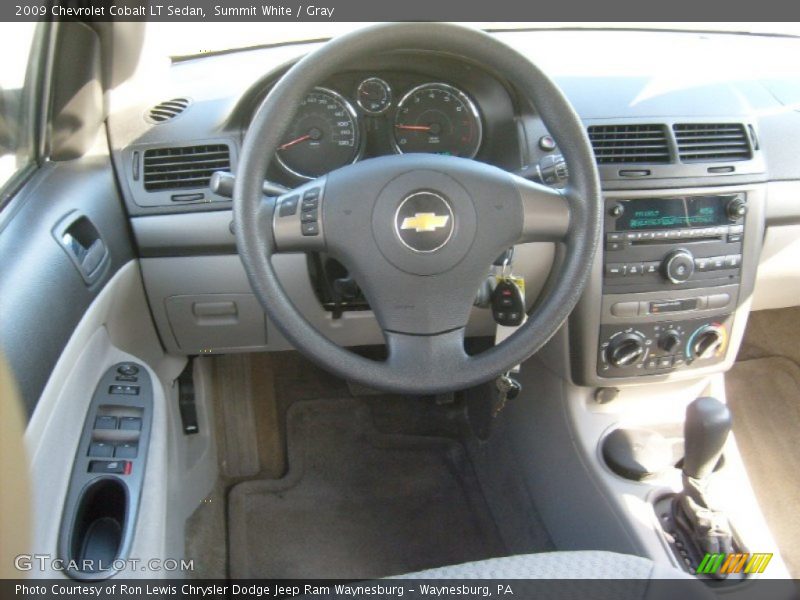 Summit White / Gray 2009 Chevrolet Cobalt LT Sedan