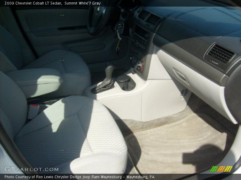 Summit White / Gray 2009 Chevrolet Cobalt LT Sedan