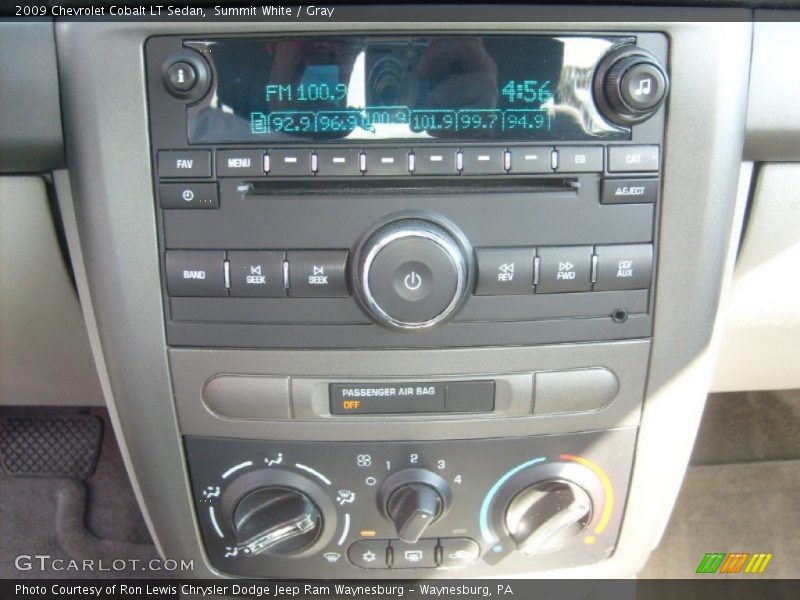 Summit White / Gray 2009 Chevrolet Cobalt LT Sedan