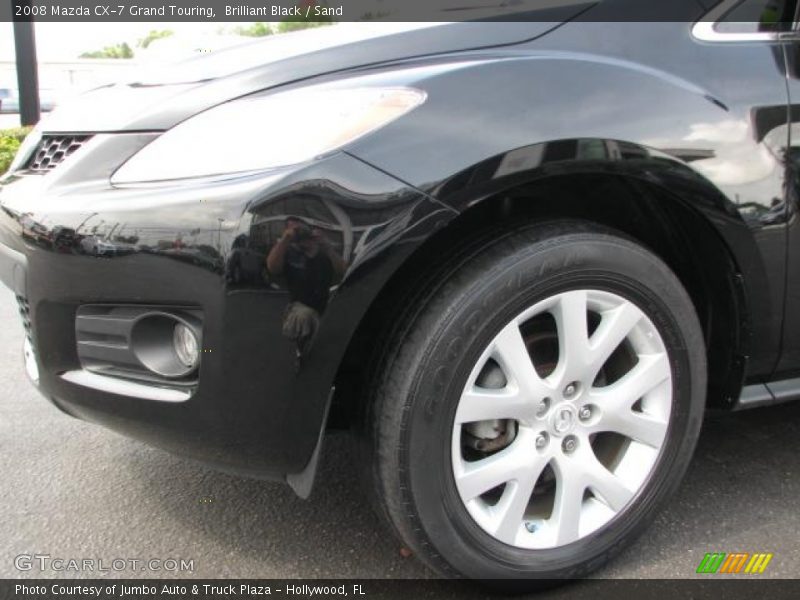 Brilliant Black / Sand 2008 Mazda CX-7 Grand Touring