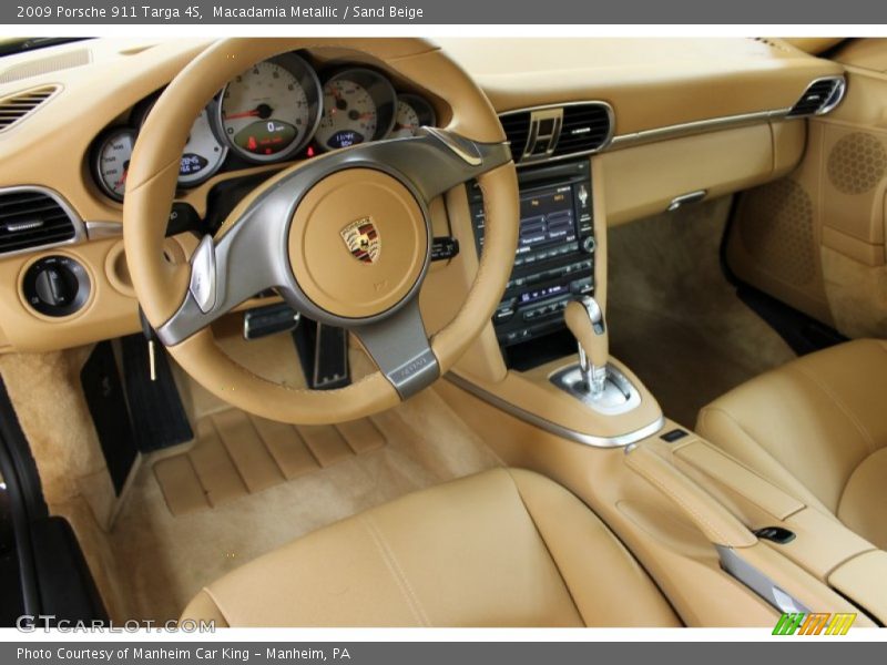Sand Beige Interior - 2009 911 Targa 4S 