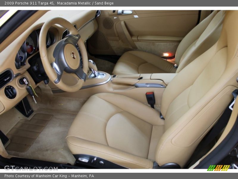  2009 911 Targa 4S Sand Beige Interior