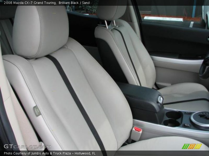 Brilliant Black / Sand 2008 Mazda CX-7 Grand Touring