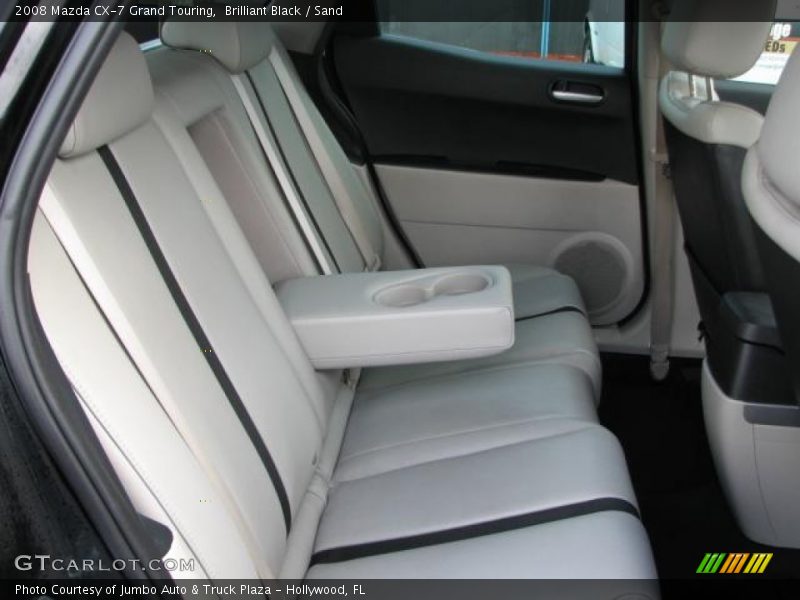 Brilliant Black / Sand 2008 Mazda CX-7 Grand Touring