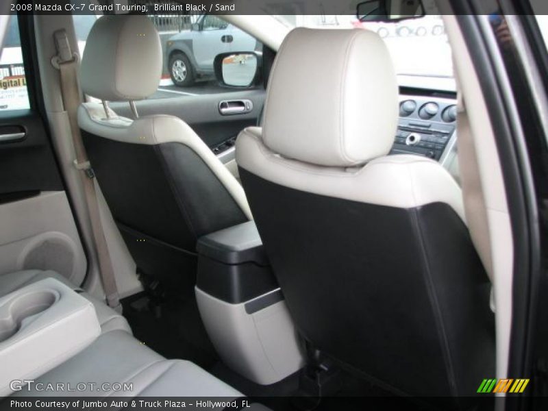 Brilliant Black / Sand 2008 Mazda CX-7 Grand Touring