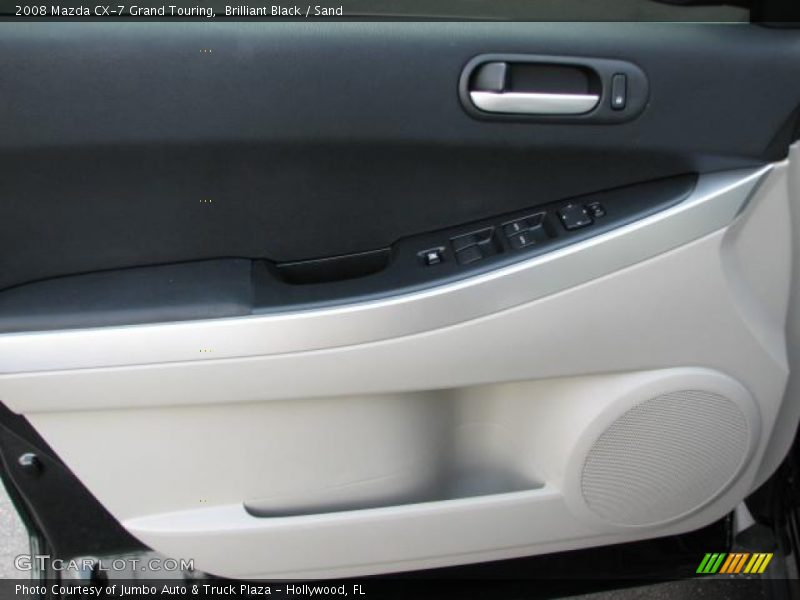 Brilliant Black / Sand 2008 Mazda CX-7 Grand Touring