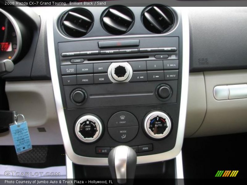 Brilliant Black / Sand 2008 Mazda CX-7 Grand Touring