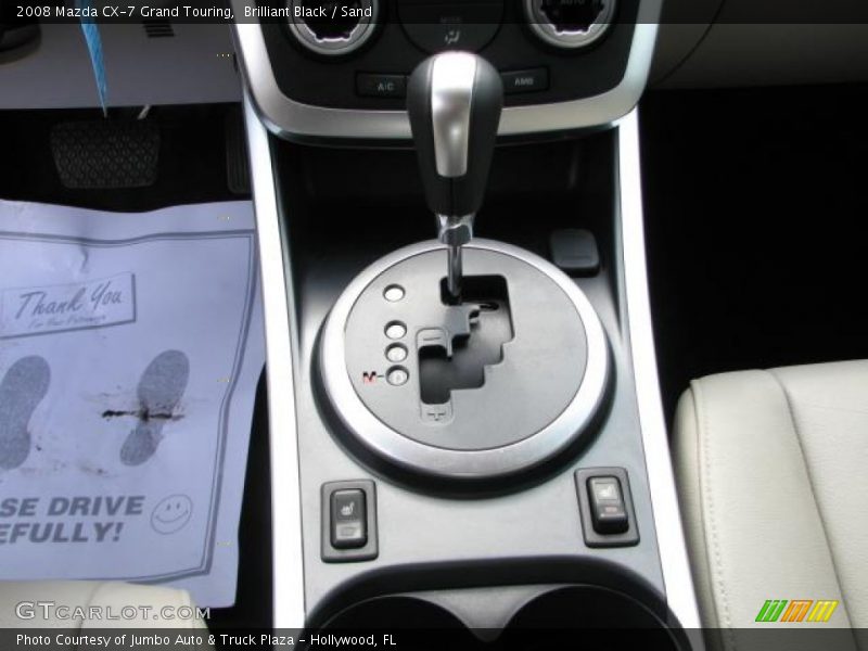 Brilliant Black / Sand 2008 Mazda CX-7 Grand Touring