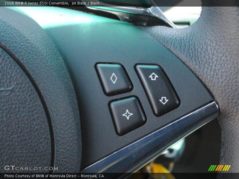 Jet Black / Black 2008 BMW 6 Series 650i Convertible