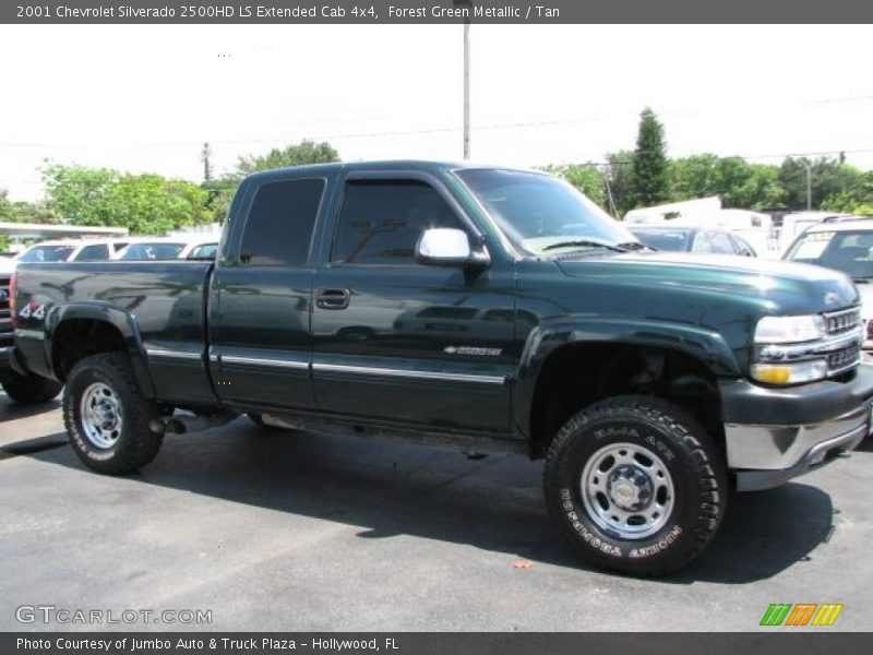  2001 Silverado 2500HD LS Extended Cab 4x4 Forest Green Metallic