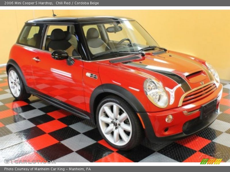 Chili Red / Cordoba Beige 2006 Mini Cooper S Hardtop