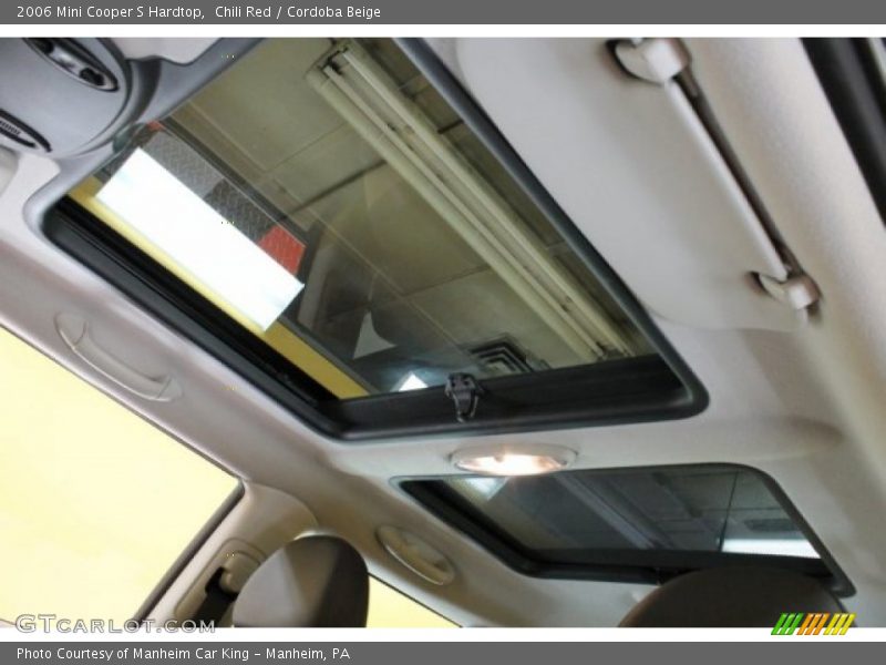 Chili Red / Cordoba Beige 2006 Mini Cooper S Hardtop