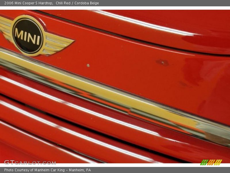 Chili Red / Cordoba Beige 2006 Mini Cooper S Hardtop