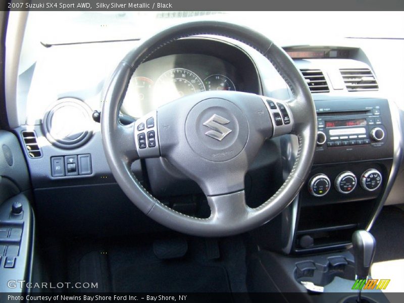 Silky Silver Metallic / Black 2007 Suzuki SX4 Sport AWD