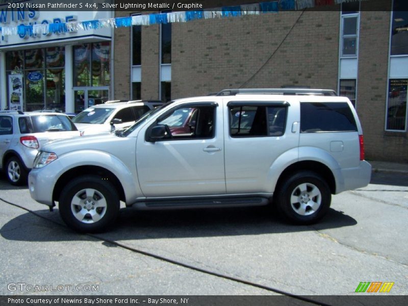 Silver Lightning Metallic / Graphite 2010 Nissan Pathfinder S 4x4