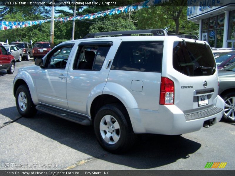 Silver Lightning Metallic / Graphite 2010 Nissan Pathfinder S 4x4