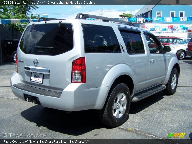 Silver Lightning Metallic / Graphite 2010 Nissan Pathfinder S 4x4