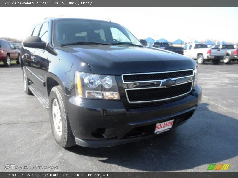 Black / Ebony 2007 Chevrolet Suburban 1500 LS