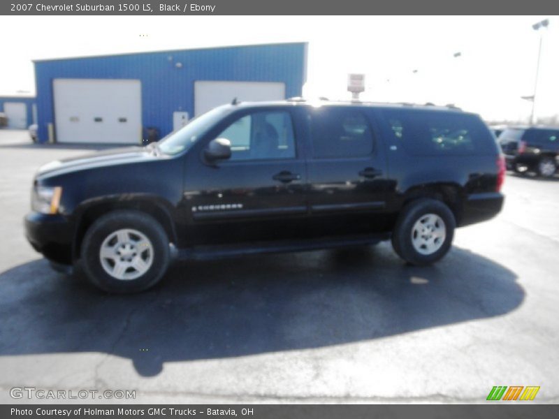 Black / Ebony 2007 Chevrolet Suburban 1500 LS
