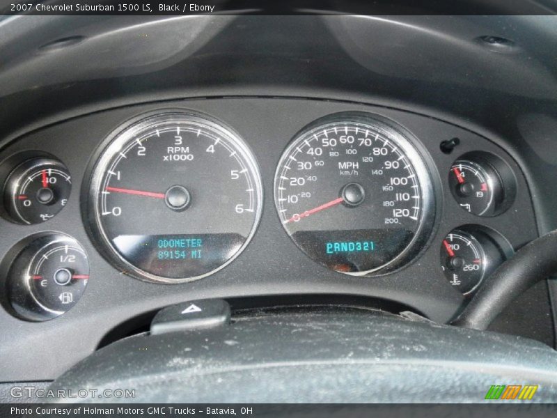  2007 Suburban 1500 LS 1500 LS Gauges
