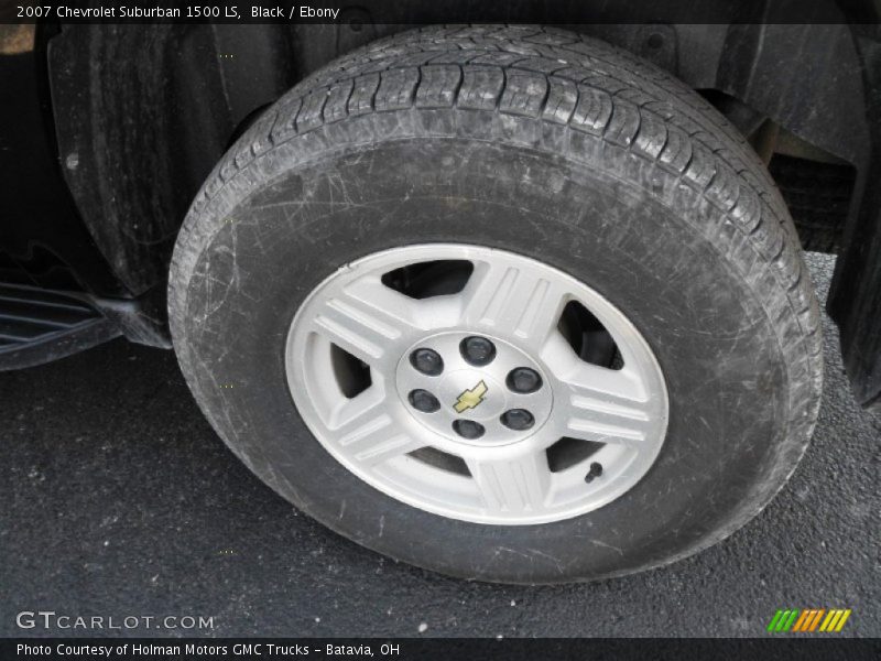 Black / Ebony 2007 Chevrolet Suburban 1500 LS