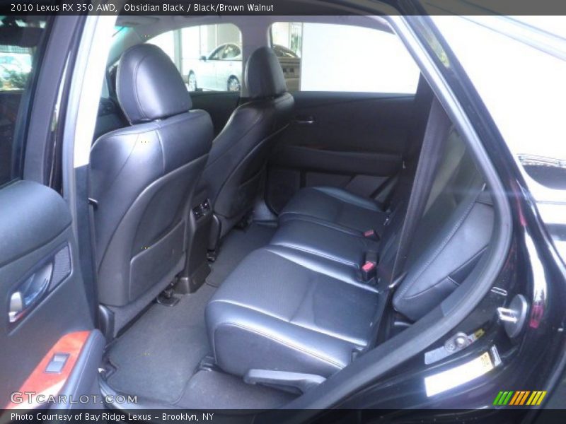 Obsidian Black / Black/Brown Walnut 2010 Lexus RX 350 AWD