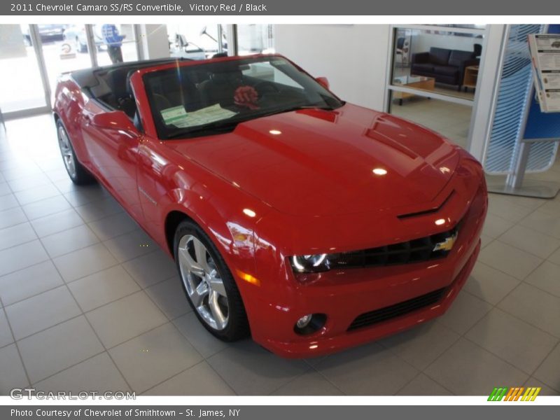 Victory Red / Black 2011 Chevrolet Camaro SS/RS Convertible