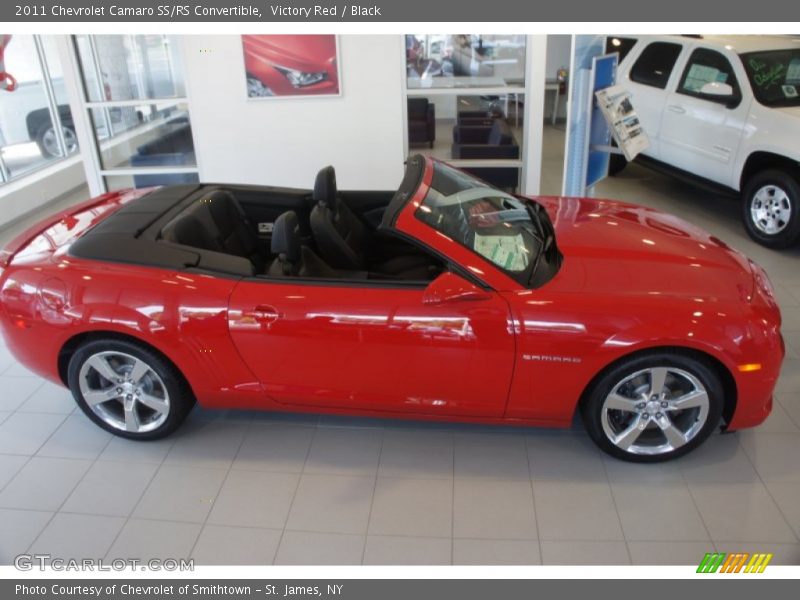 Victory Red / Black 2011 Chevrolet Camaro SS/RS Convertible