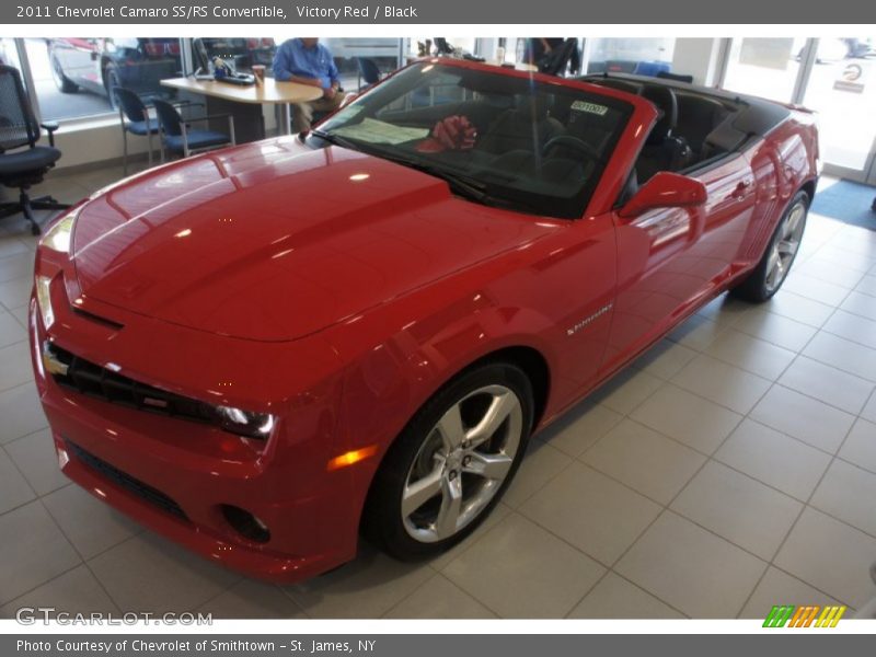 Victory Red / Black 2011 Chevrolet Camaro SS/RS Convertible
