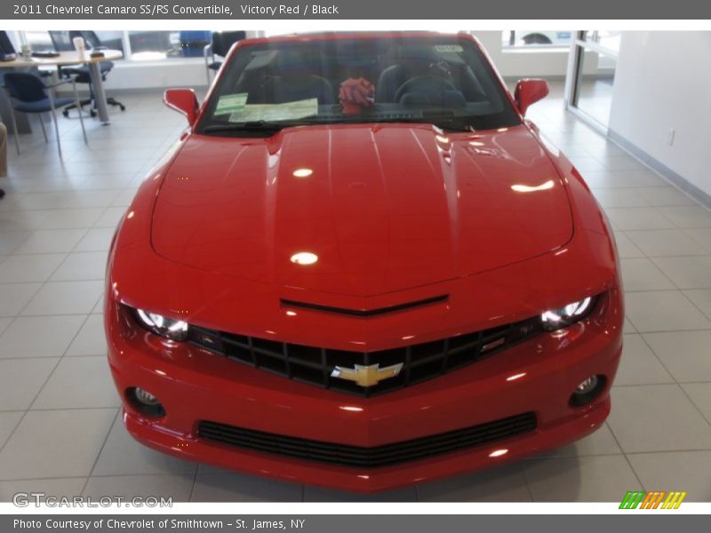 Victory Red / Black 2011 Chevrolet Camaro SS/RS Convertible