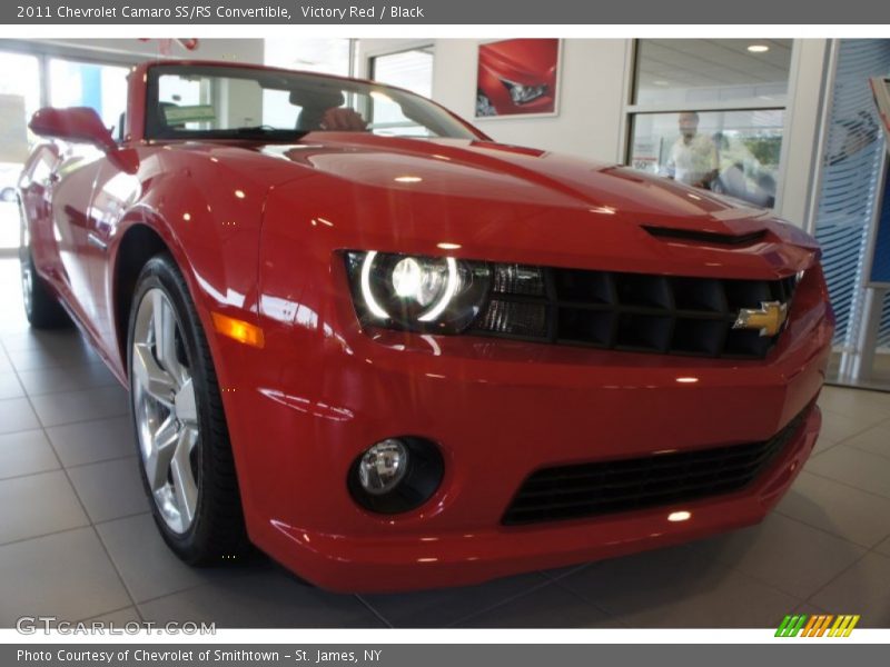 Victory Red / Black 2011 Chevrolet Camaro SS/RS Convertible