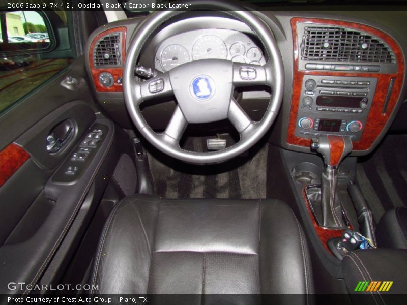 Obsidian Black / Carbon Black Leather 2006 Saab 9-7X 4.2i