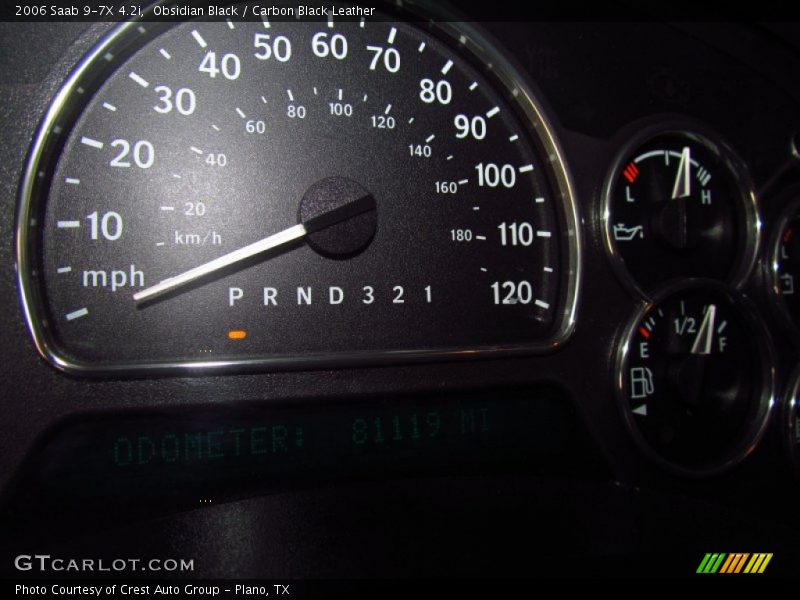 Obsidian Black / Carbon Black Leather 2006 Saab 9-7X 4.2i