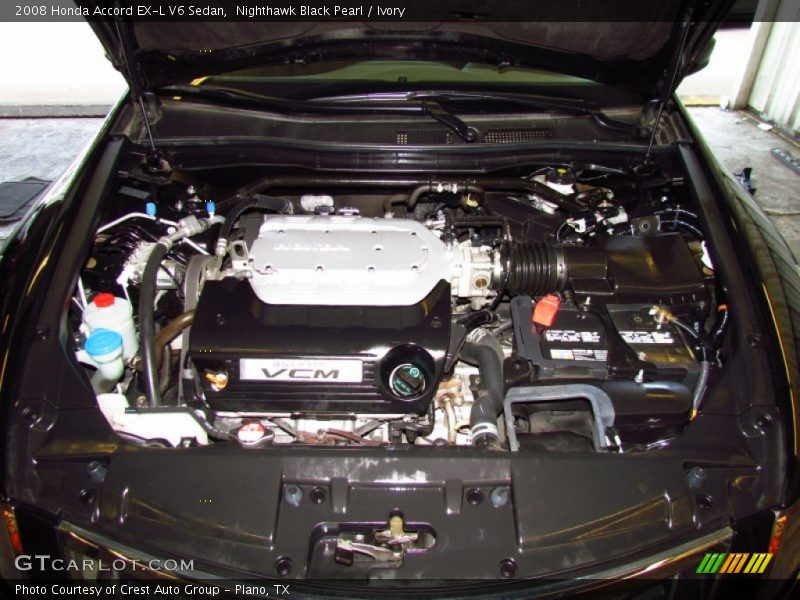 Nighthawk Black Pearl / Ivory 2008 Honda Accord EX-L V6 Sedan