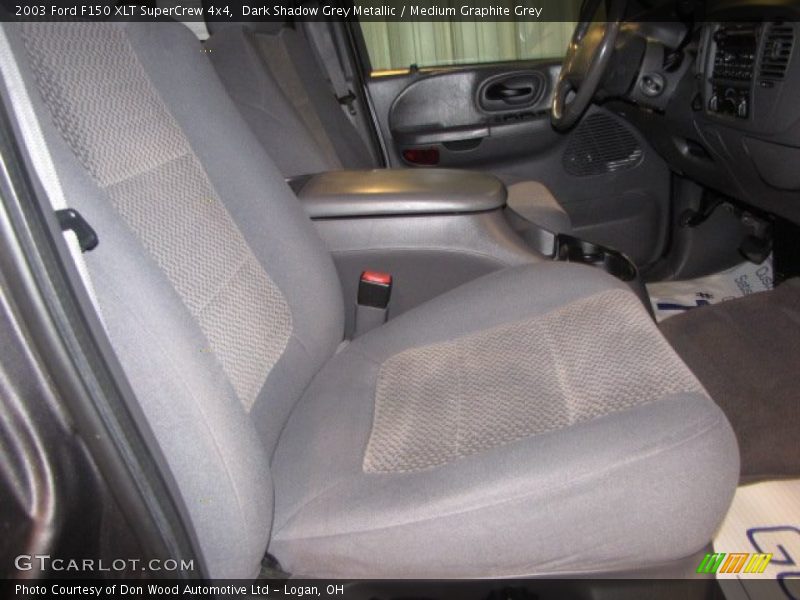 Dark Shadow Grey Metallic / Medium Graphite Grey 2003 Ford F150 XLT SuperCrew 4x4