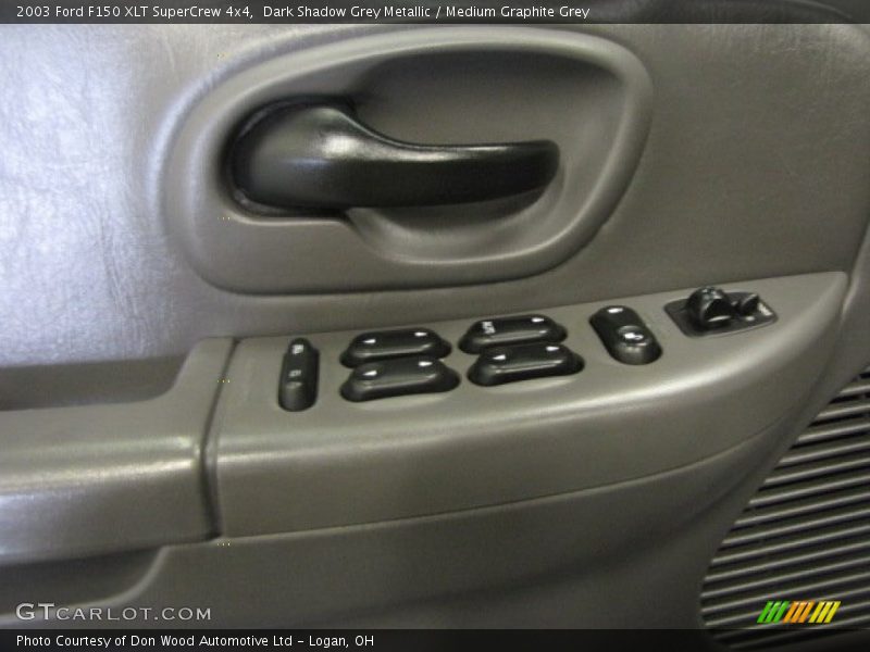 Dark Shadow Grey Metallic / Medium Graphite Grey 2003 Ford F150 XLT SuperCrew 4x4
