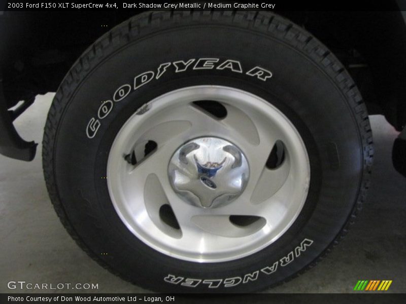Dark Shadow Grey Metallic / Medium Graphite Grey 2003 Ford F150 XLT SuperCrew 4x4