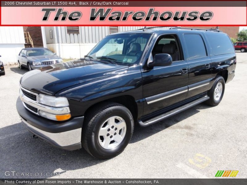 Black / Gray/Dark Charcoal 2006 Chevrolet Suburban LT 1500 4x4