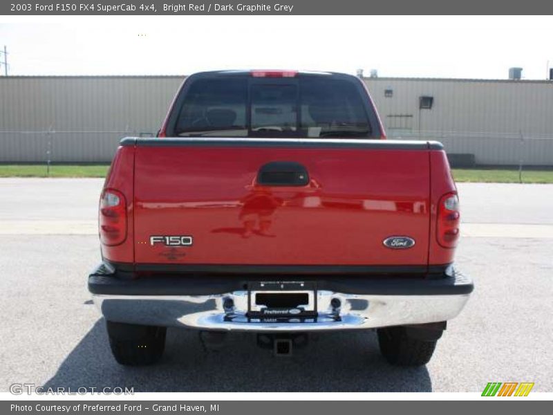 Bright Red / Dark Graphite Grey 2003 Ford F150 FX4 SuperCab 4x4